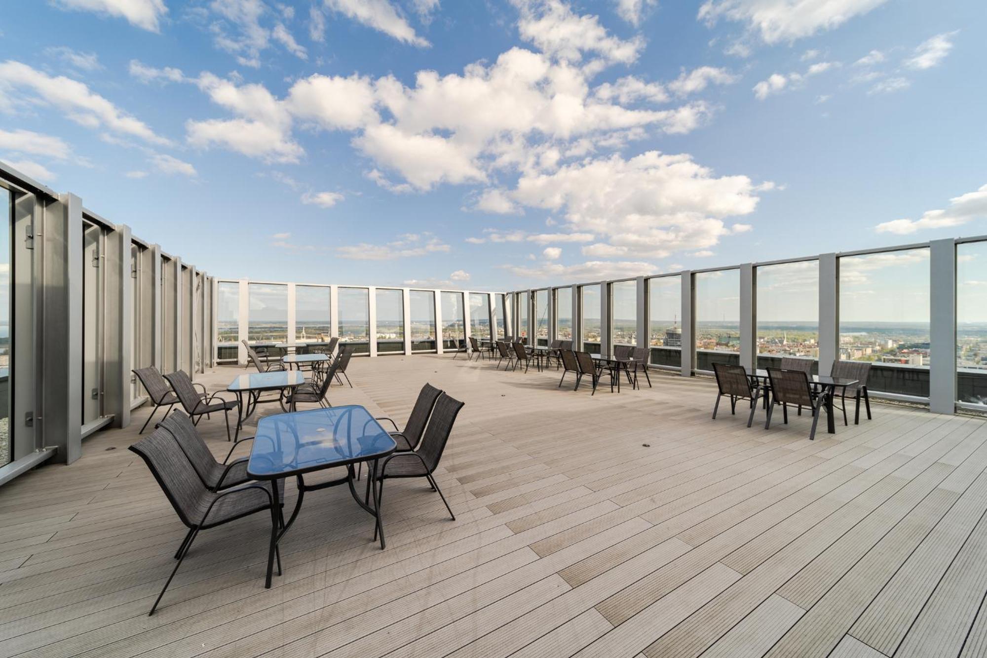 Hanza Tower Apartment No. 524 - Swimming Pool, Jacuzzi, Balcony Szczecin Dış mekan fotoğraf