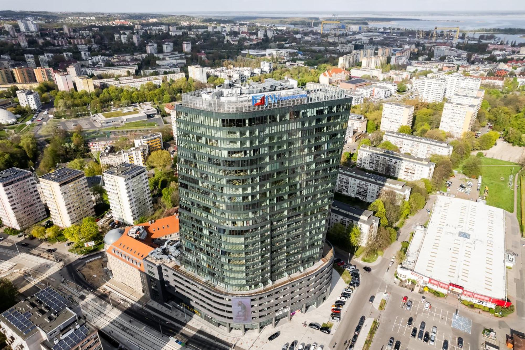 Hanza Tower Apartment No. 524 - Swimming Pool, Jacuzzi, Balcony Szczecin Dış mekan fotoğraf